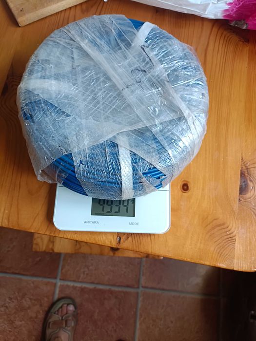 Przewód LINKA kabel JEDNOŻYŁOWY 4mm2 Niebieski 100m