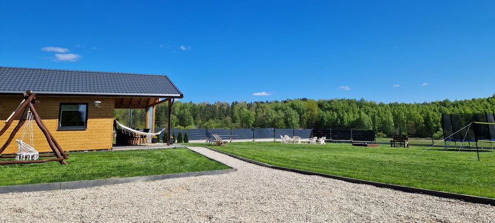 Nowy domek , balia,  wolny , jeziora , las, cisza spokój