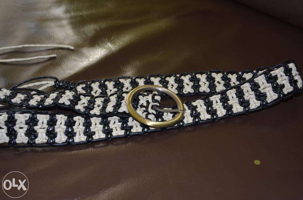 NOWY biało-czarny pasek