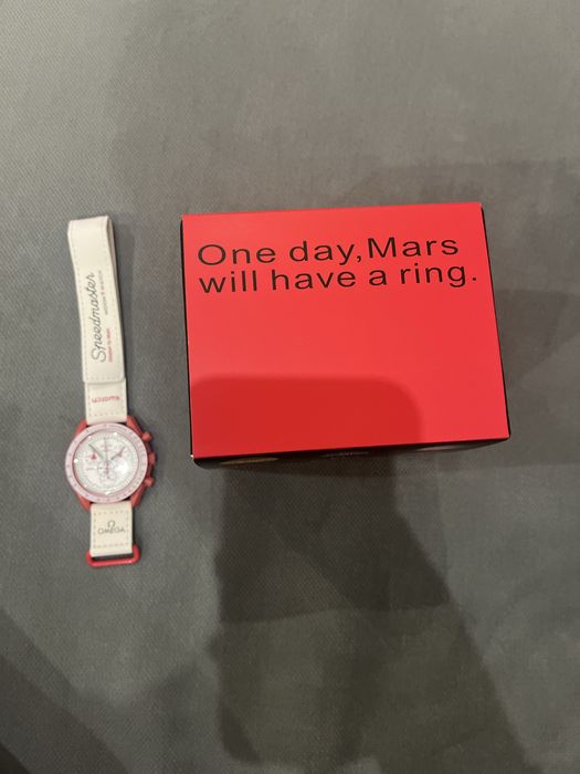 Relógio swatch x omega mission to mars