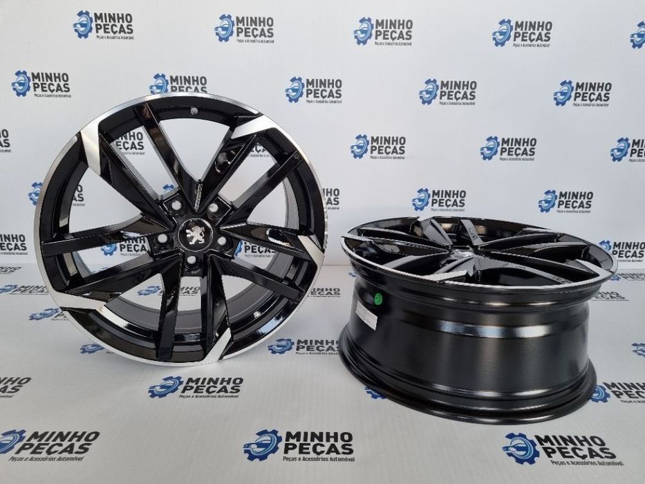 Jantes Peugeot 308 GTI em 17 Preto Brilho