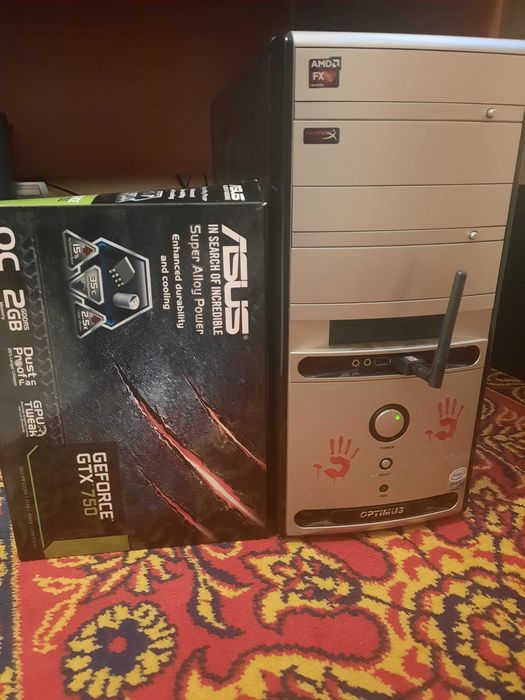 Komputer AMD6300-3,5GHz/16GB/GTX750- SSD 238_+LCD 17"LG