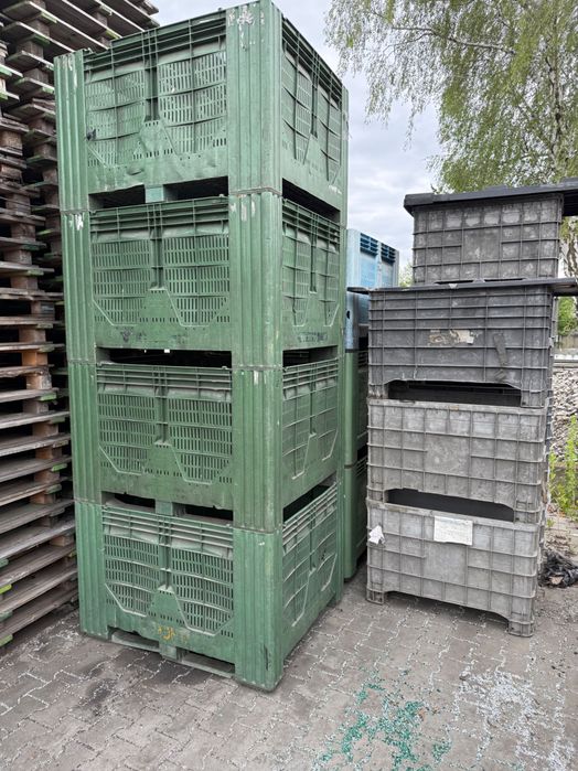 Skrzynia plastikowa, skrzyniopaleta plastikowa