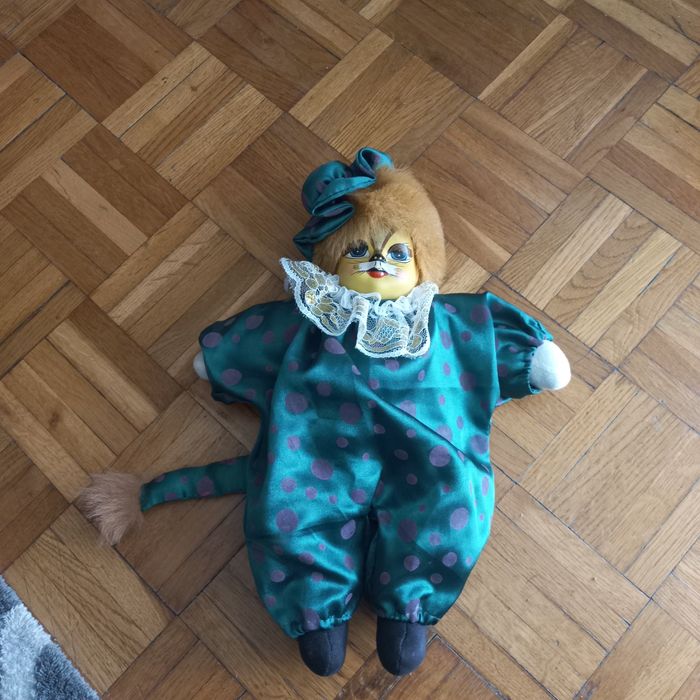 Maskotka, clown, dekoracja
