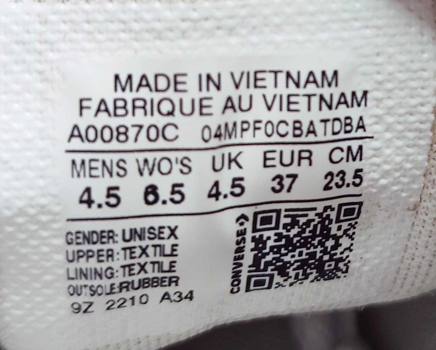 Converse Chuck Taylor All Star Lugged oryginalne buty r.37