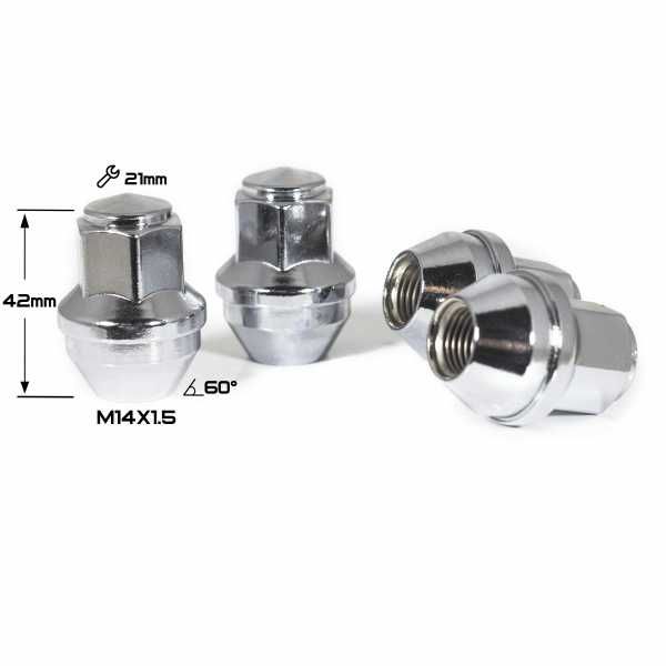 Гайка колеса Ford Edge цельнолитая 21 ключ. = 1700 грн/20 шт