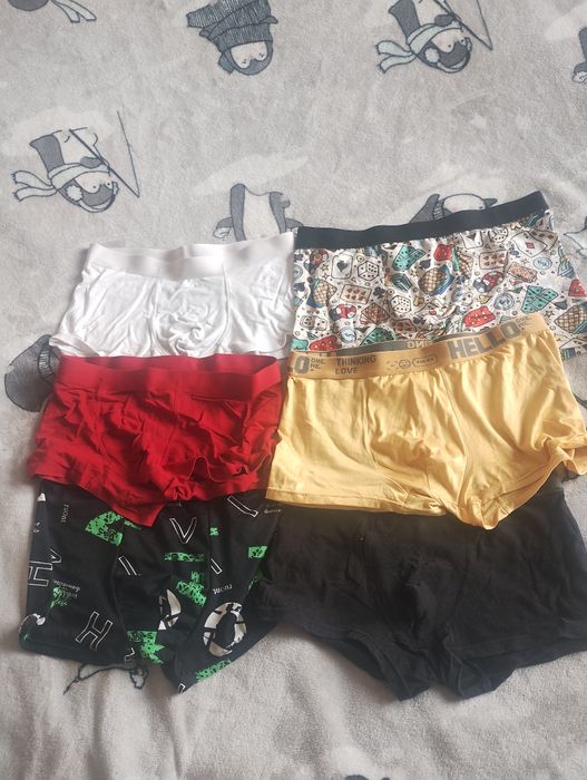 6 sztuk męskich bokserek XS s