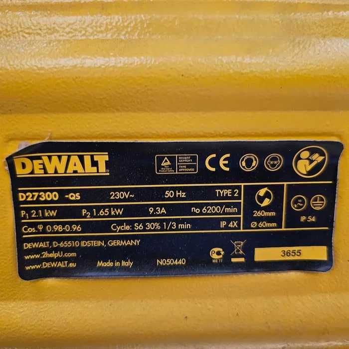 DeWALT D27300-QS strugarko-grubościówka