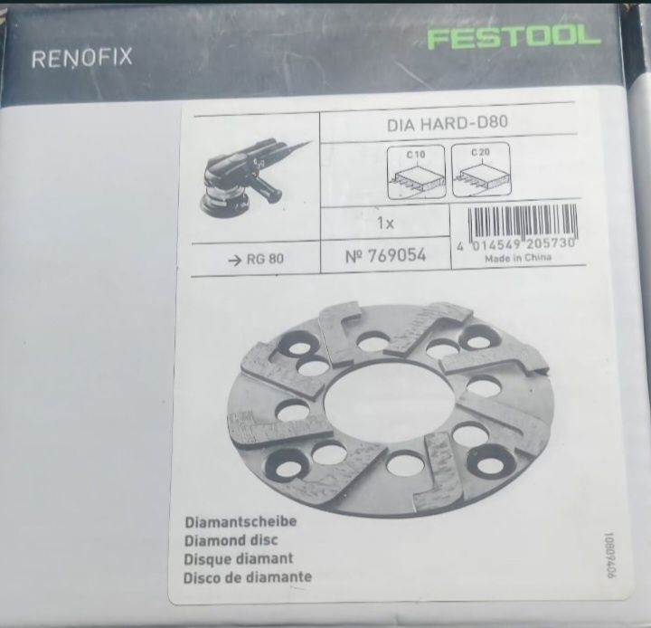 Oryginalna tarcza diamentowa Festool DIA HARD-D80