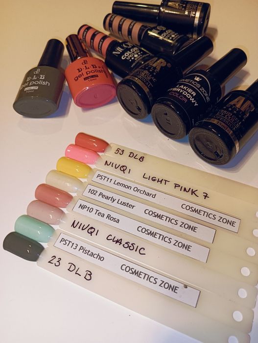 Zestaw lakierów hybrydowych + ozdoby Neonail ARStyle