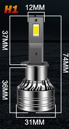 Lâmpadas de Led H4 e H1