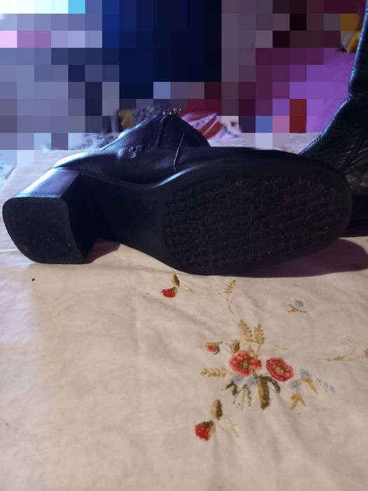 Buty skórzane ocieplane 38