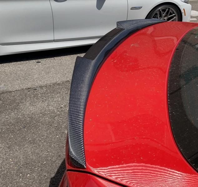 Aileron Bmw Série 4 F32 Coupé (2013 a 2019) Look M4 Carbono