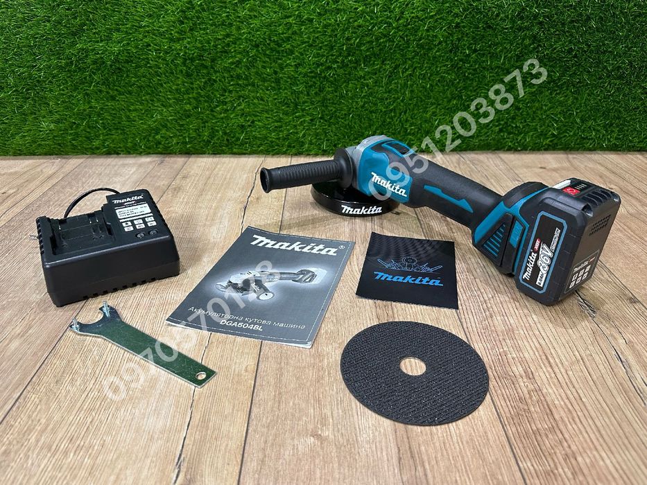Набор 2/1 Makita Гайкокрут DTW500BL + Болгарка DGA504BL c 2акб 36V 8Ah