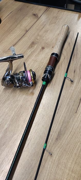 Zestaw Spinning 180 cm, 1-9 gr. i kołowrotek 152 gr.  (nowy)