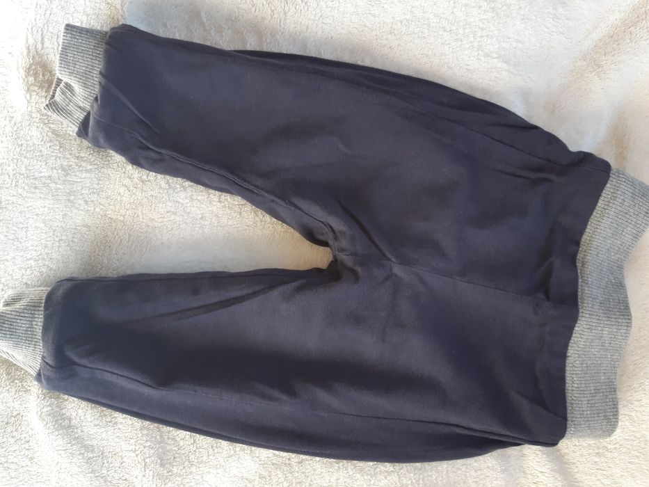 Spodnie joggery 6-9 mc, ocieplane GEORGE 68-74