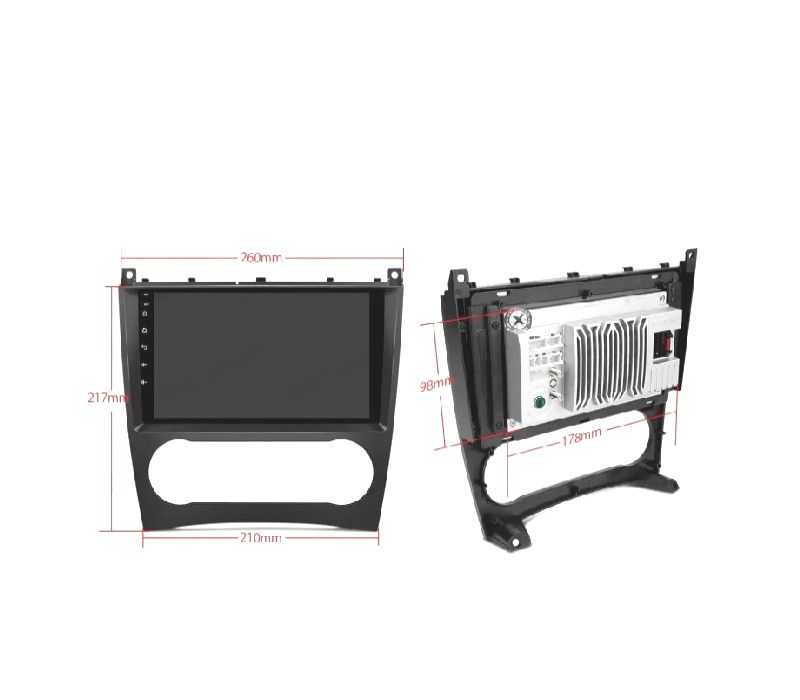 AUTO RÁDIO GPS ANDROID 13 PARA MERCEDES CLASE C W203 CLK W209 G W463