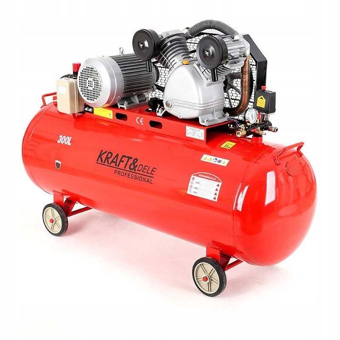 Kompresor Olejowy 300L 2Tłoki Separator Sprężarka 400V Jakość Sklep Fv