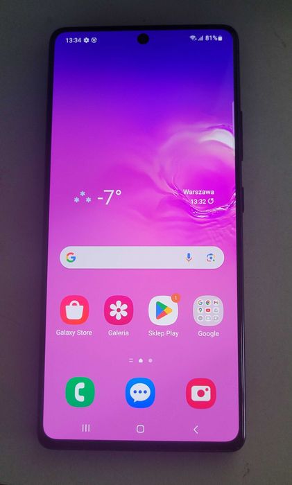 Samsung S10 Lite 128 gb prism black (czarny)