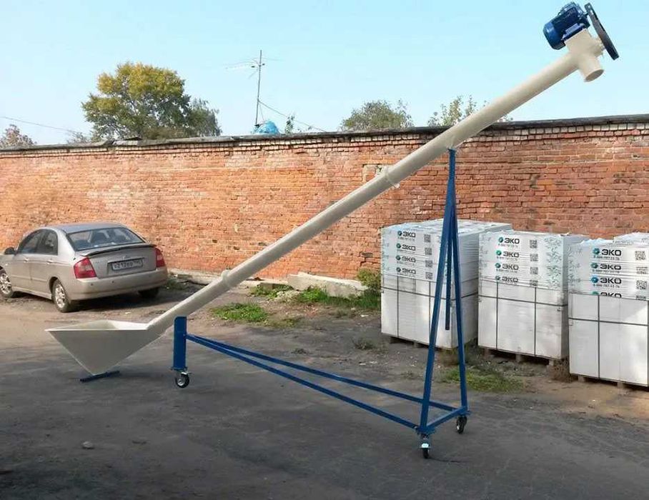 Зернопогрузчик, шнек, погрузчик, конвеєр, транспортер, перегрузчик