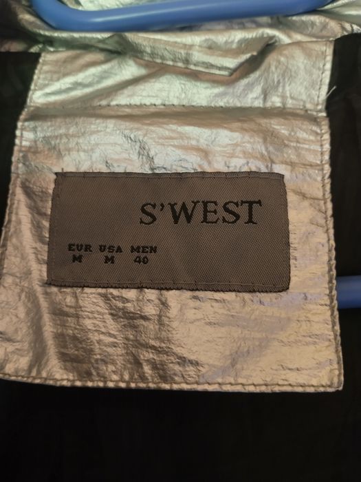 Kurtka srebrna młodzieżowa damska