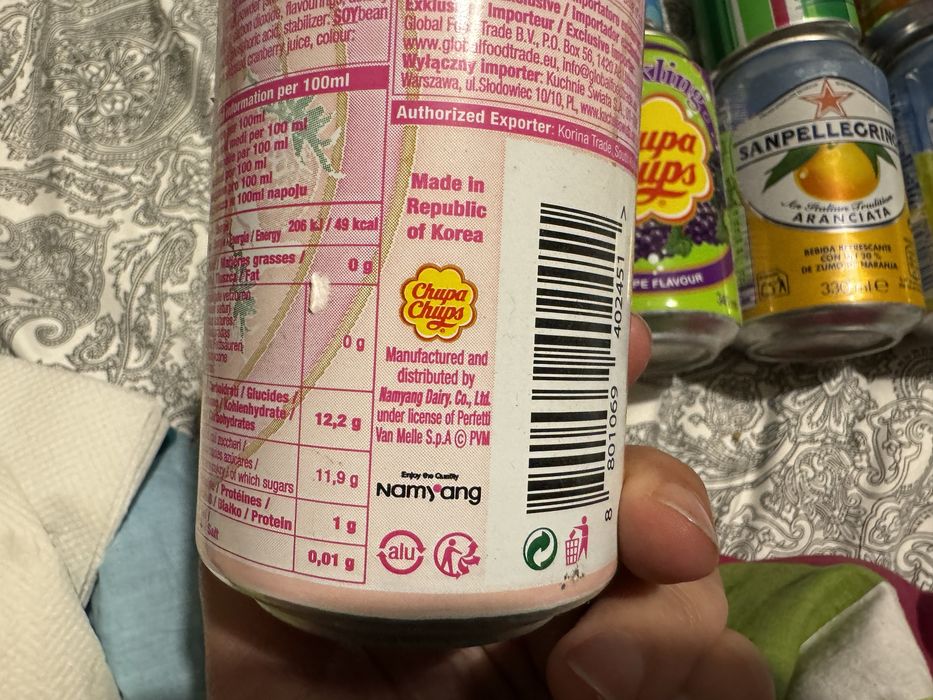 Lote de 10 Latas vazias: Chupa-Chupps; Candy Can e outras