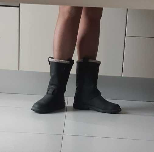Timberland śniegowce wysokie glany zimowe ocieplane skóra 37