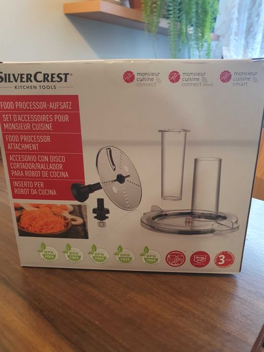 Silvercrest Smart/Lidlomix - czarny + nakładka do krojenia warzyw