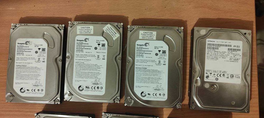 Продам жорсткі диски SATA 3.5" 500GB