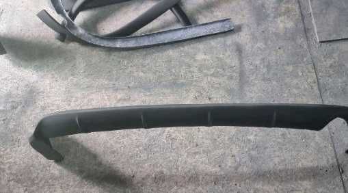 Юбка перед Mitsubishi Lancer X накладка на задний бампер лансер 10