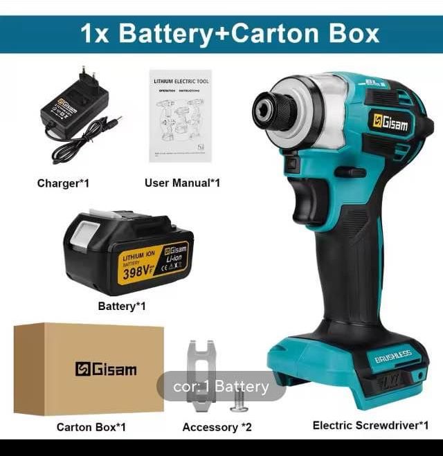 Aparafusadora de impacto 18V Gisam (linha Makita)