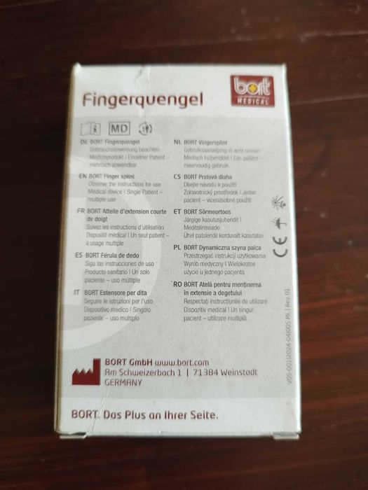 tala dinâmica dedo XS