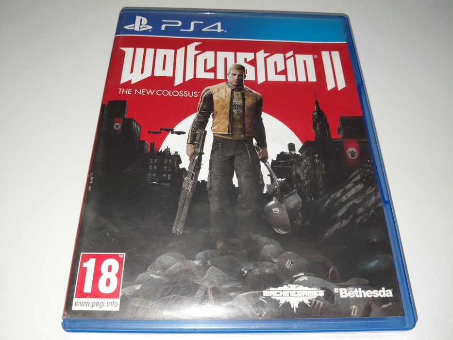 ps4 WOLFENSTEIN 2 THE NEW COLOSSUS IIwojna światowa poznaj blazkowicza