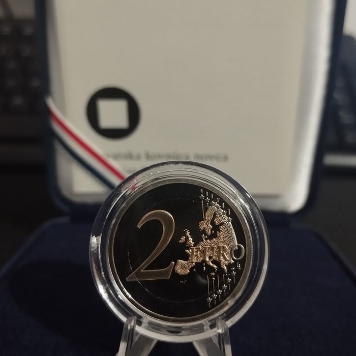 Moedas 2 euro comemorativa Croácia PROOF