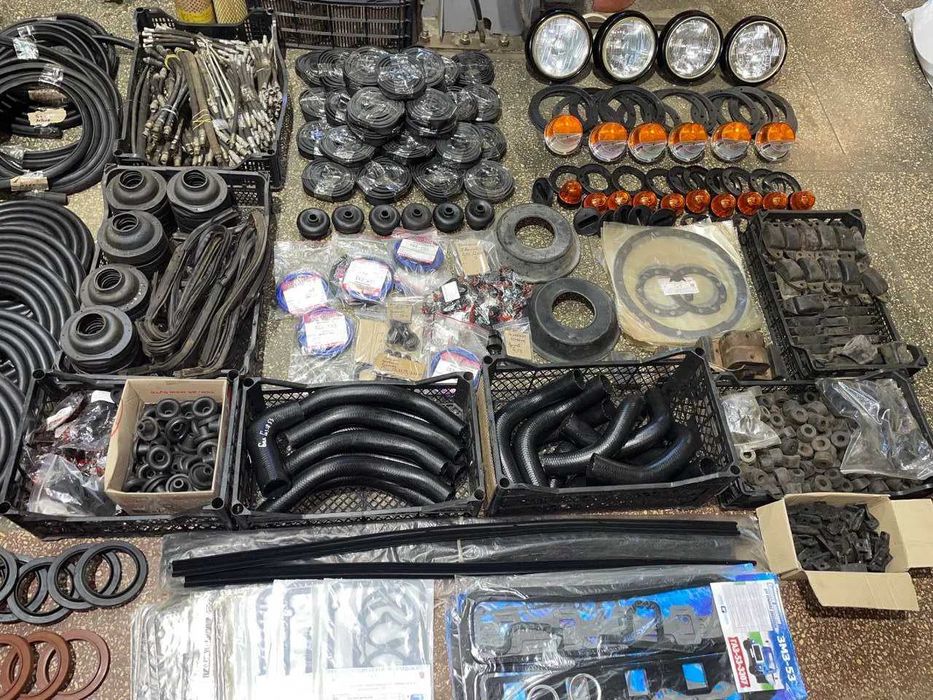 Резинки, ущілювачі, подушки, сальніки Газ 53, Газ 66, Газ 3307, Зіл, Газ 51, Газ 52