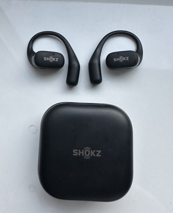 Słuchawki bezprzewodowe Shokz OpenFit czarne, open ear