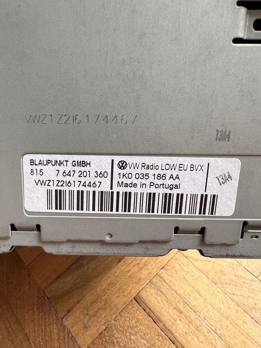 VW Golf 6 VI Radio/CD