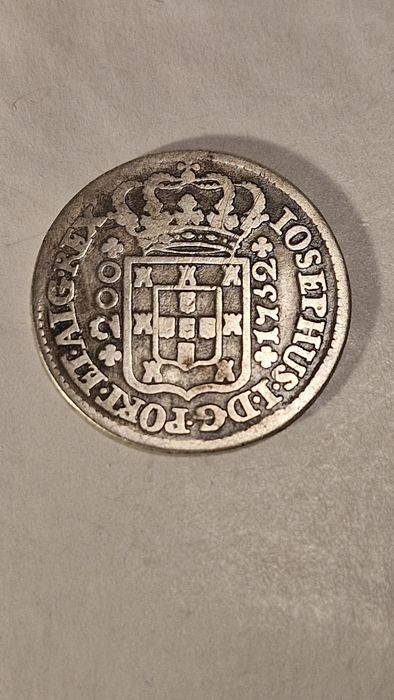 Moedas prata D.José I de 60/100/240 Reis