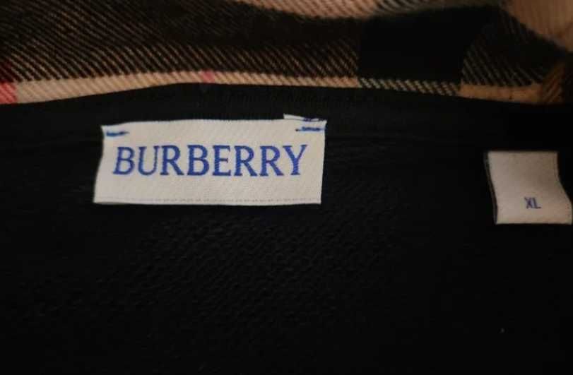 Hoodie preto Burberry | Novo e original | Tamanho XL