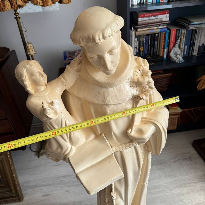 Monumentalna figura Św. Antoni Barsanti Lucca 120 cm Włochy Vintage