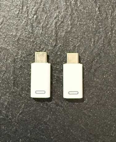 MoKo Adapter gniazda Lightning żeński na USB C męski 2 szt.