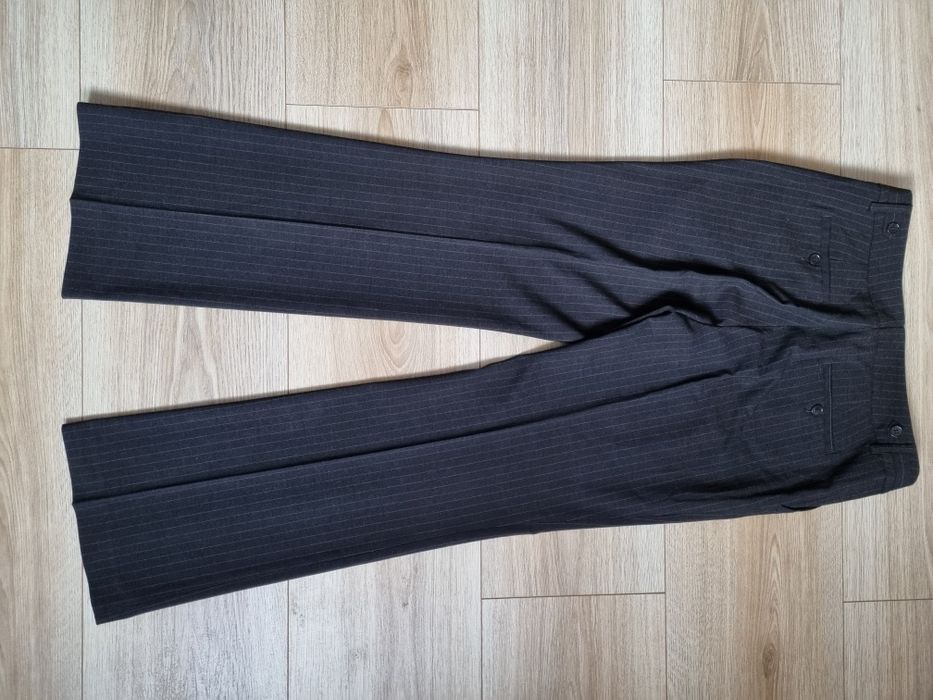 Spodnie czarne kanty R40 H&M