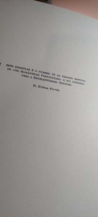 Os Românticos Portugueses - Diogo de Macedo (Tiragem Especial - N° 16)