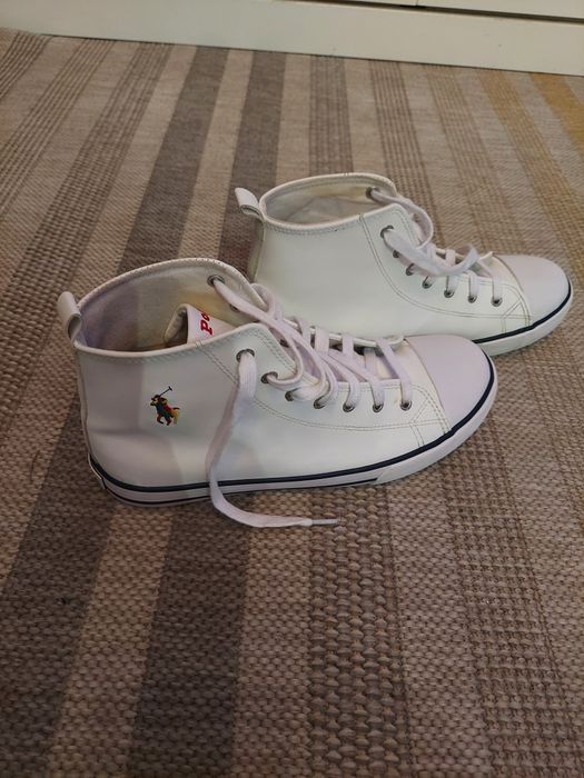 Trampki białe wysokie marki Polo Ralph Lauren roz. 39