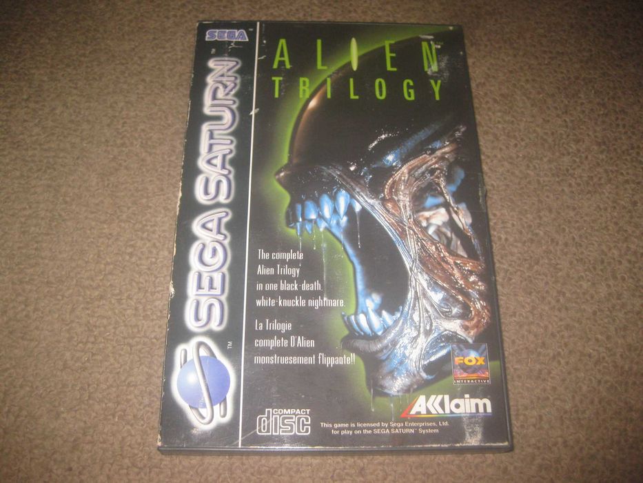 Jogo "Alien Trilogy" para Sega Saturn!