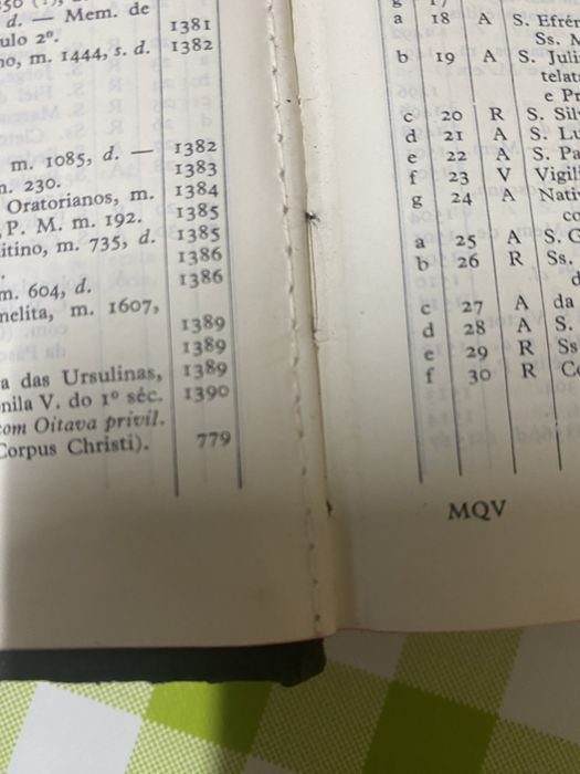 Missal Dom Gaspar Lefebvre, 1950