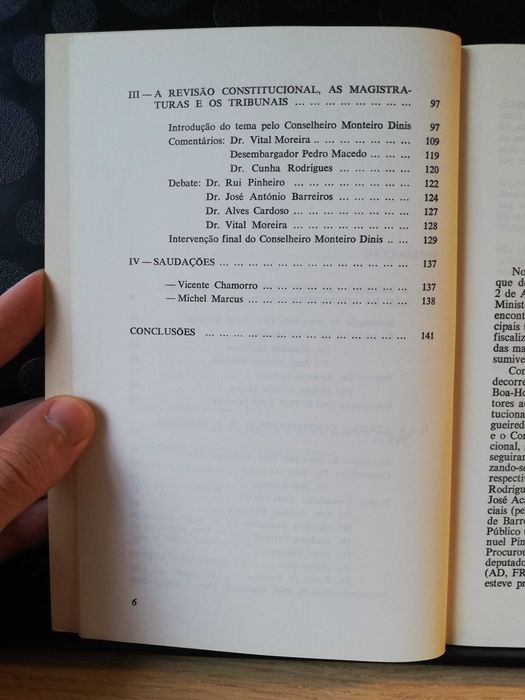 A revisão constitucional o processo penal e os tribunais
