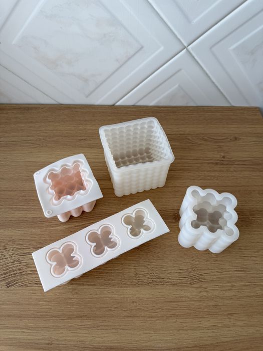 Conjunto de moldes para velas bubble