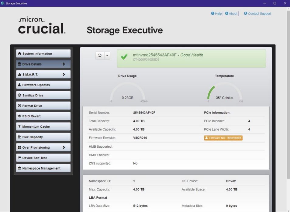 SSD nvme gen 4 crucial P310 4tb