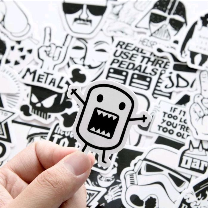 ЧОРНО БІЛІ (Стикеры/Stickers/Наклейки//Стікери/Наклейки)